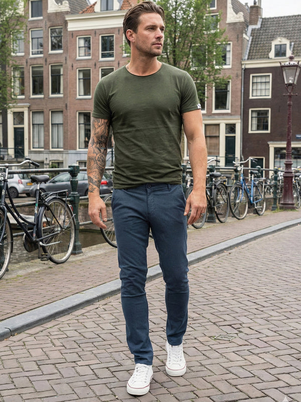 Rock Creek Herren Chino Hose Slim Fit RC-2154