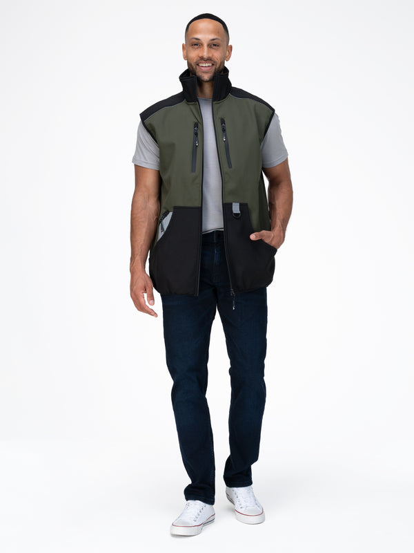 Rock Creek Men's Softshell Vest H-406