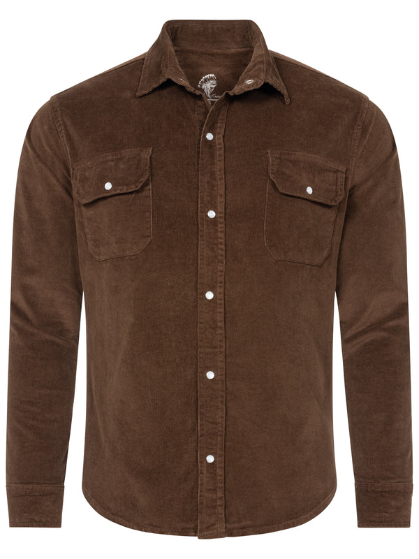 Rock Creek Herren Cordhemd Kentkragen H-412
