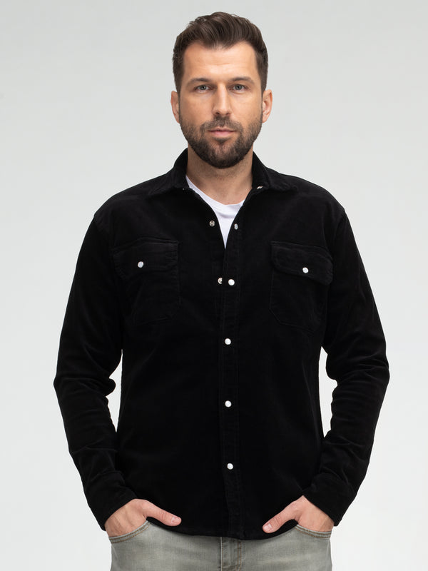 Rock Creek Herren Cordhemd Kentkragen H-412