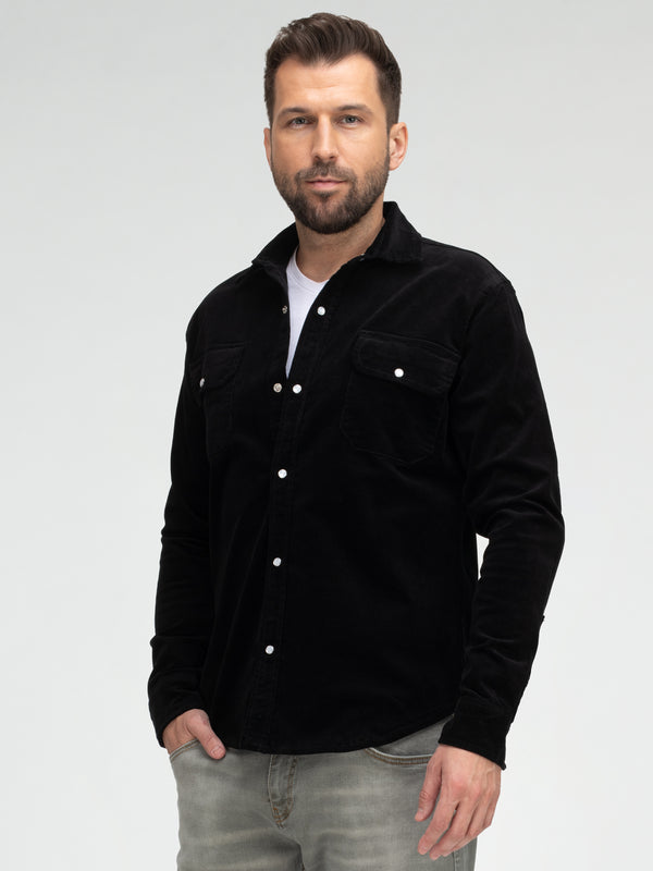 Rock Creek Herren Cordhemd Kentkragen H-412