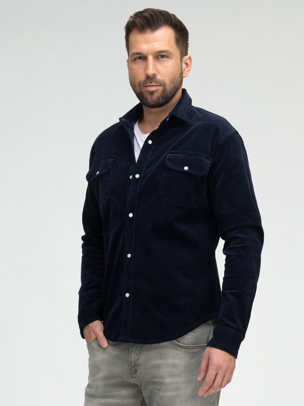 Rock Creek Herren Cordhemd Kentkragen H-412