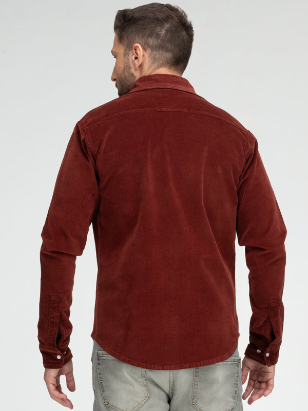 Rock Creek Herren Cordhemd Kentkragen H-412