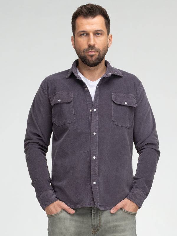 Rock Creek Herren Cordhemd Kentkragen H-412