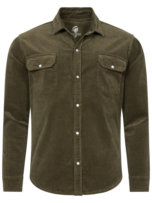 Rock Creek Herren Cordhemd Kentkragen H-412