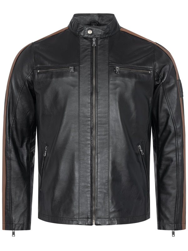 Rock Creek Herren Lederjacke H-401