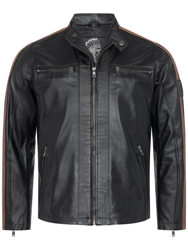 Rock Creek Herren Lederjacke H-401
