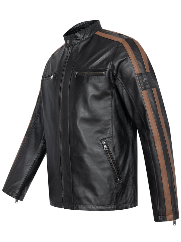 Rock Creek Herren Lederjacke H-401
