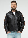 Rock Creek Herren Lederjacke H-401