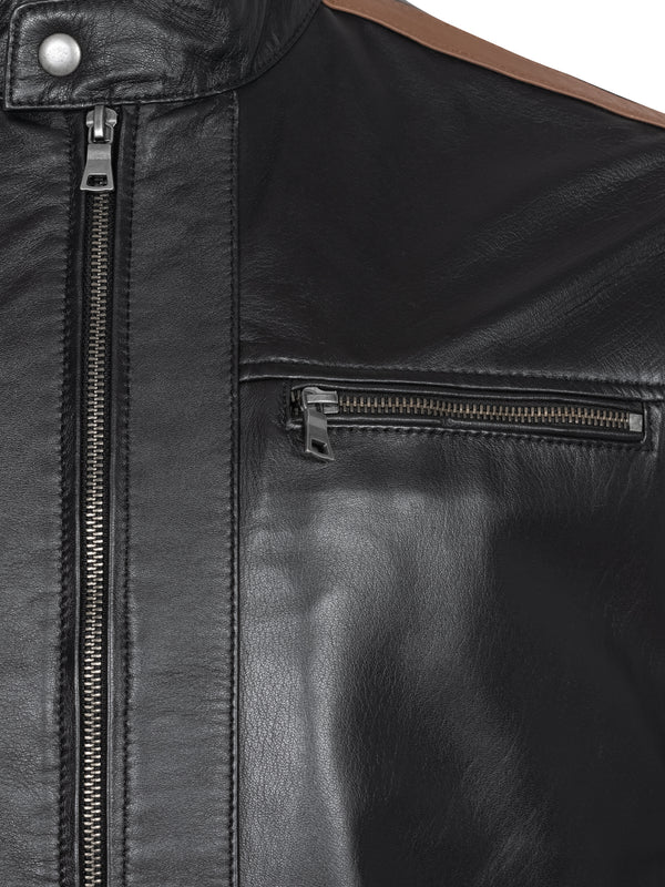 Rock Creek Herren Lederjacke H-401