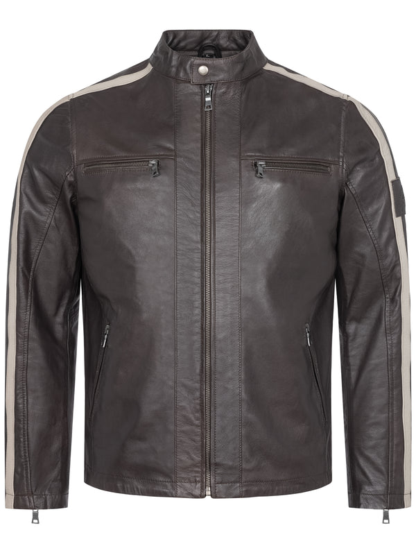Rock Creek Herren Lederjacke H-401
