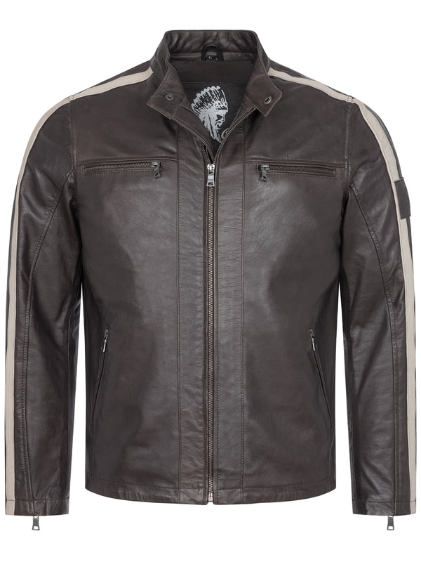 Rock Creek Herren Lederjacke H-401