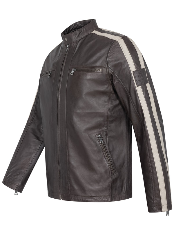 Rock Creek Herren Lederjacke H-401