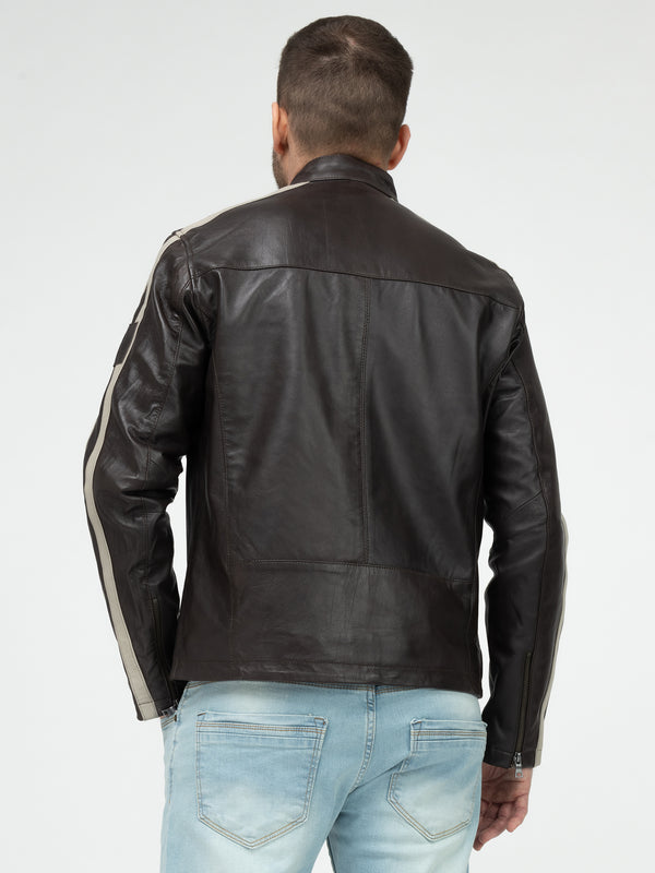 Rock Creek Herren Lederjacke H-401