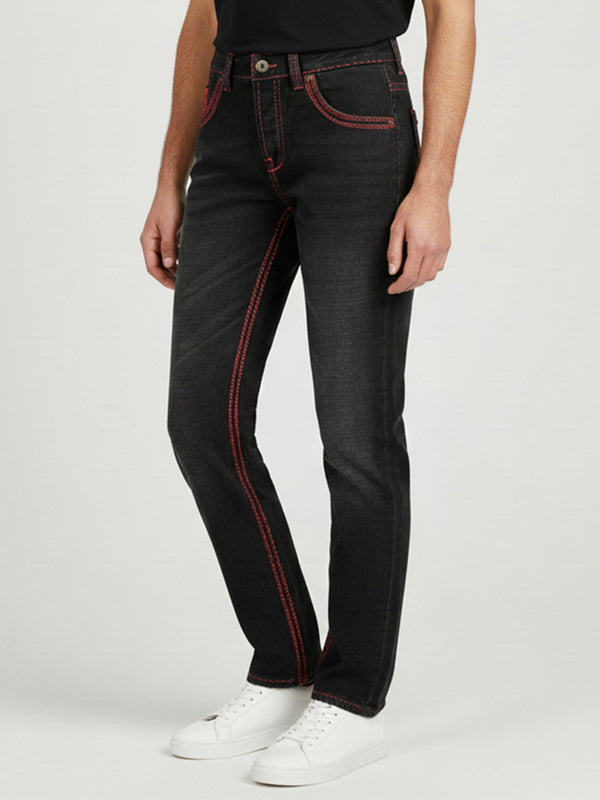 Rock Creek Herren Jeans Comfort Fit Schwarz RC-2092