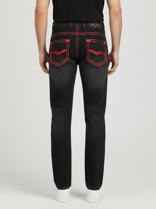 Rock Creek Herren Jeans Comfort Fit Schwarz RC-2092