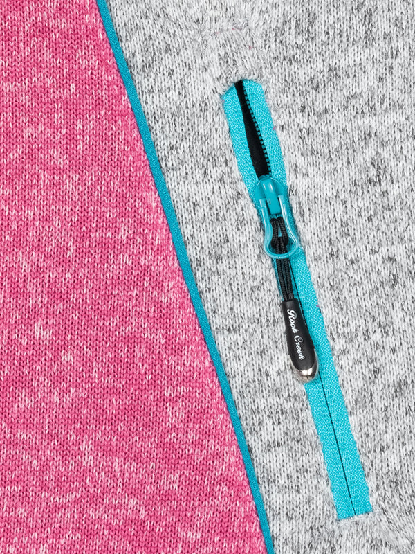 Rock Creek Damen Fleecejacke Melange Fleece D-499