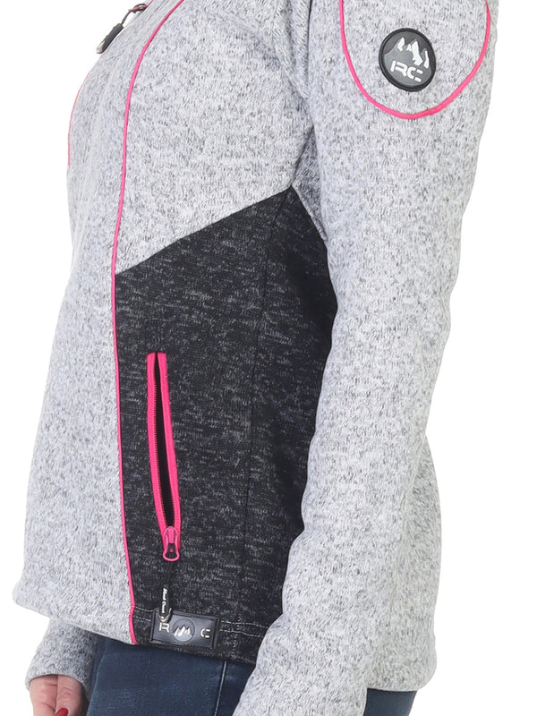 Rock Creek Damen Fleecejacke Melange Fleece D-499