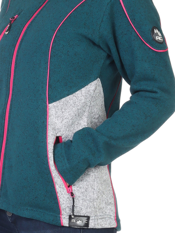 Rock Creek Damen Fleecejacke Melange Fleece D-499
