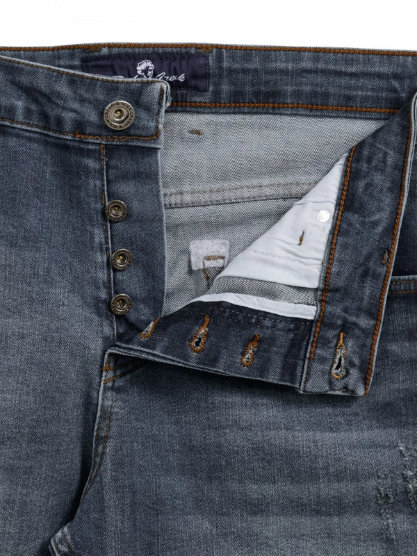 Rock Creek Herren Jeans Shorts Dunkelblau RC-2447