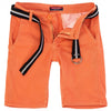 Rock Creek Herren Chino Shorts mit Gürtel RC-2133