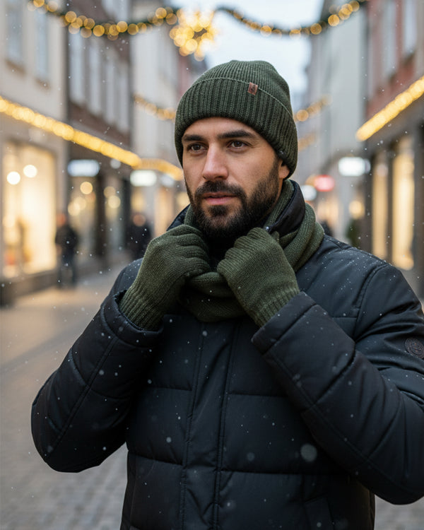 Rock Creek Winter Mütze Schal Handschuh-Set U-104