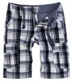 Herren Karoshorts Bermuda Hose Cago-Shorts Sommer Hose kurz Shorts H-158 S-XXL