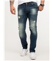 Rock Creek Herren Jeans Regular Fit Dunkelblau RC-2435