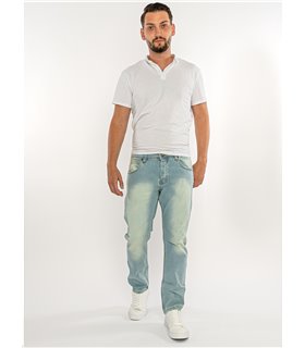 Rock Creek Herren Jeans Regular Fit Hellblau RC-2437