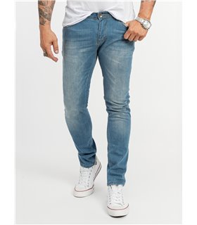 Rock Creek Herren Jeans Slim Fit Hellblau RC-2148