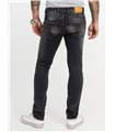 Rock Creek Herren Jeans Slim Fit Schwarz RC-2143