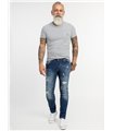 Rock Creek Herren Jeans Slim Fit Blau RC-2142