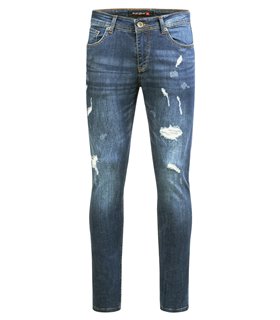 Rock Creek Herren Jeans Slim Fit Blau RC-2142