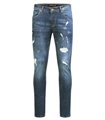 Rock Creek Herren Designer Jeans Slim Fit Hose Destroyed Look Denim W29-W40 M48