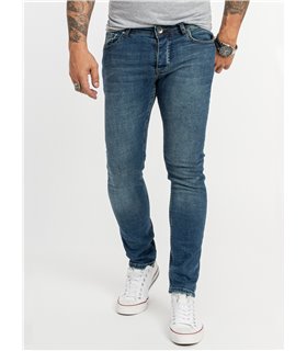 Rock Creek Herren Jeans Slim Fit Blau RC-2164