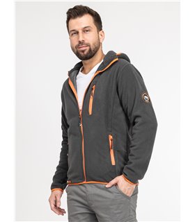 Rock Creek Herren Fleecejacke Melange Fleece H-390 