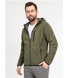 Rock Creek Herren Fleecejacke Melange Fleece H-390 