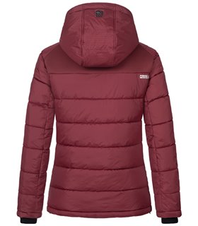 Geographical Norway Damen Winter Mantel mit Kunstfellkragen D-515 