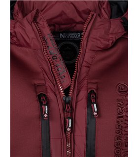 Geographical Norway Damen Winter Mantel mit Kunstfellkragen D-515 