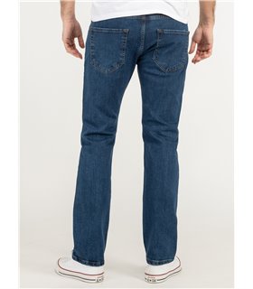 Lorenzo Loren Herren Jeans Regular Fit Blau LL-4009