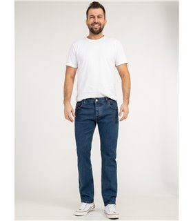 Lorenzo Loren Herren Jeans Regular Fit Blau LL-4009