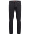 Lorenzo Loren Herren Jeans Regular Fit Schwarz LL-4007