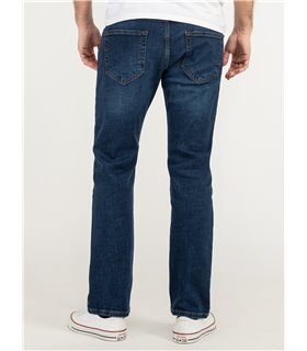 Lorenzo Loren Herren Jeans Regular Fit Blau LL-4008