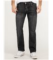 Lorenzo Loren Herren Jeans Regular Fit Dunkelgrau LL-4006