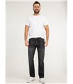 Lorenzo Loren Herren Jeans Regular Fit Dunkelgrau LL-4006