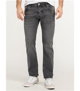 Lorenzo Loren Herren Jeans Regular Fit Grau LL-4010