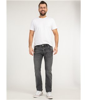 Lorenzo Loren Herren Jeans Regular Fit Grau LL-4010