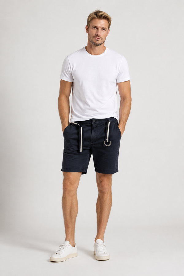 Rock Creek Herren Chino Shorts mit Gürtel RC-2133