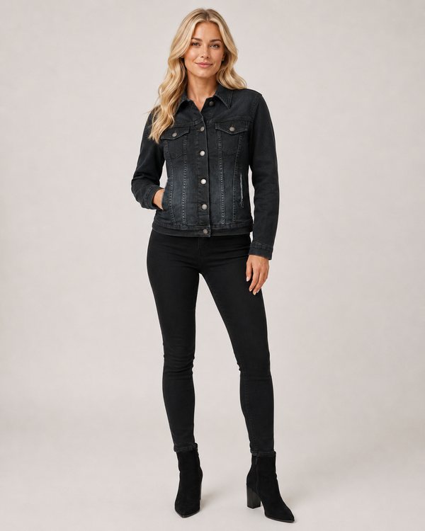 Rock Creek Damen Jeansjacke Denim D-401