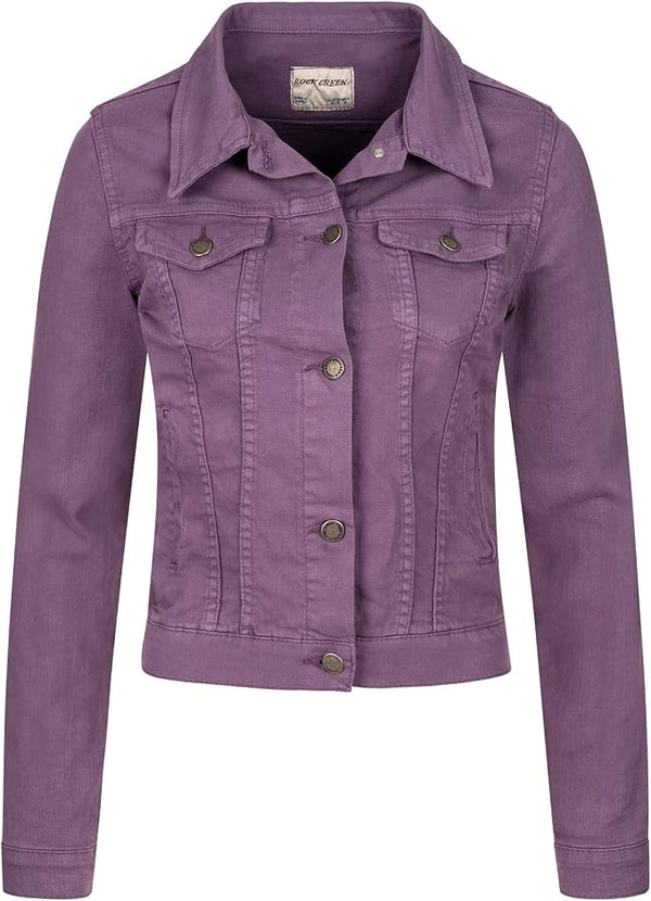 Rock Creek Damen Jeansjacke Denim D-401
